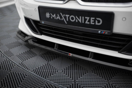 Spojler pod nárazník lipa BMW 3 Sedan / Touring G20 / G21 Facelift černý lesklý plast