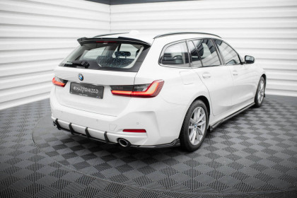 Splittery zadní boční BMW 3 Sedan / Touring G20 / G21 Facelift černý lesklý plast