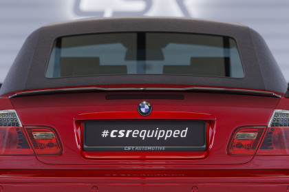 Křídlo, spoiler zadní CSR pro BMW 3 E46 Coupe / Cabrio - černý matný