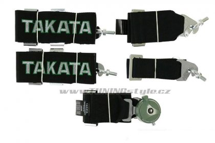 Sportovní pásy Takata replica 5-bodové black