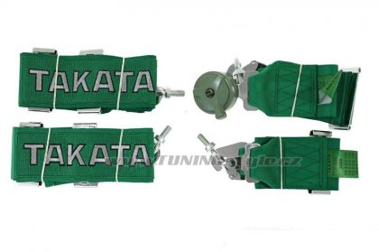 Sportovní pásy Takata replica2 4-bodové green