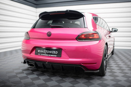 Zadní difuzor V.1 Volkswagen Scirocco Mk3 černý lesklý plast