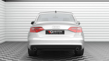 Spoiler zadního nárazniku Audi A4 S-Line B8 Facelift černý lesklý plast