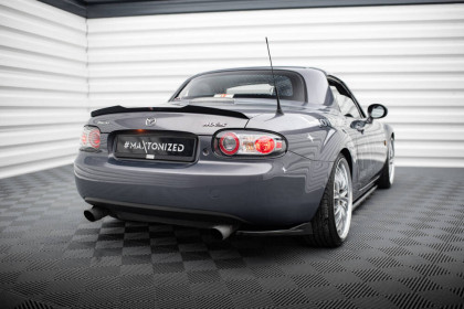 Prodloužení spoileru Mazda MX5 Hardtop NC (Mk3) černý lesklý plast