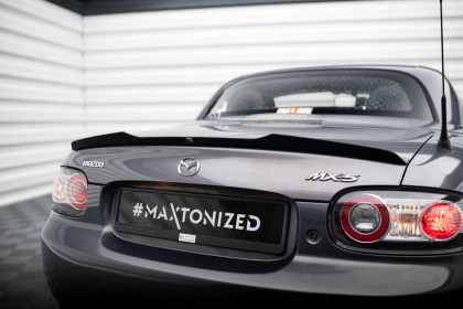 Prodloužení spoileru Mazda MX5 Hardtop NC (Mk3) černý lesklý plast