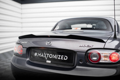 Prodloužení spoileru Mazda MX5 Hardtop NC (Mk3) černý lesklý plast
