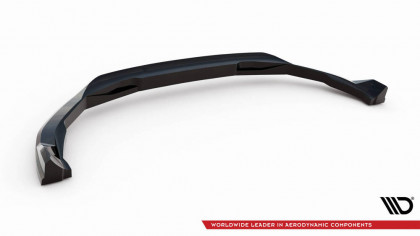Spojler pod nárazník lipa Peugeot 3008 GT-Line Mk2 Facelift černý lesklý plast