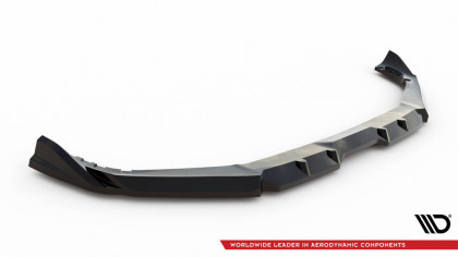 Spojler pod nárazník lipa V.1 BMW X5 M F95 Facelift černý lesklý plast