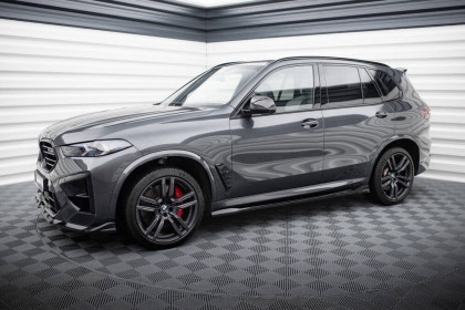 Prahové lišty BMW X5 M F95 Facelift černý lesklý plast