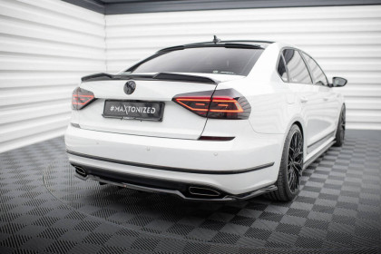 Prodloužení spoileru 3D Volkswagen Passat GT B7 černý lesklý plast