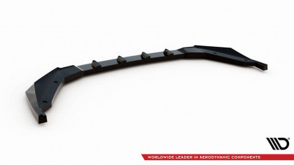 Spojler pod nárazník lipa Peugeot 408 Mk1 černý lesklý plast