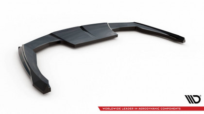 Spoiler zadního nárazniku Peugeot 408 Mk1 černý lesklý plast