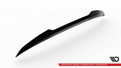 Prodloužení spoileru spodní Peugeot 408 Mk1 černý lesklý plast