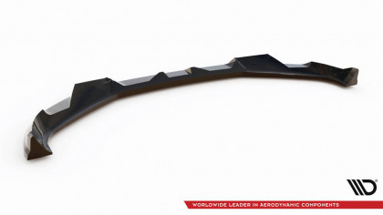 Spojler pod nárazník lipa V.2 BMW XM G09 černý lesklý plast