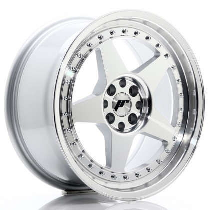 JR Wheels JR6 17x9 ET25 5x114/120 Silver Machined Face