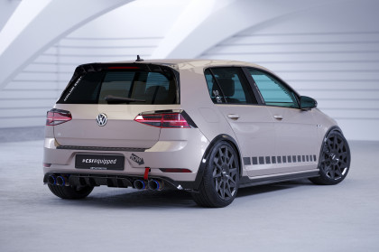 Spoiler pod zadní nárazník, difuzor VW Golf 7 (Typ AU) R - Carbon look matný