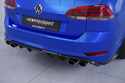 Spoiler pod zadní nárazník, difuzor VW Golf 7 Variant R - Černá struktura