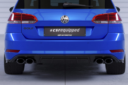 Spoiler pod zadní nárazník, difuzor VW Golf 7 Variant R - Černý matný