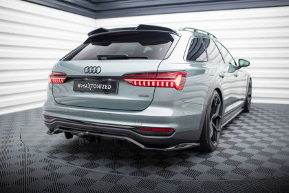 Spoiler zadního nárazniku Audi A6 Allroad C8 černý lesklý plast