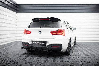 Prodloužení spoileru 3D BMW 1 M-Pack F20 Facelift černý lesklý plast