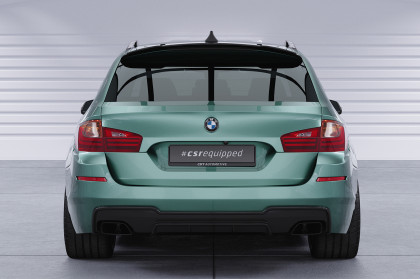 Spoiler pod zadní nárazník, difuzor BMW 5 F10/F11 550i/550d M-Paket - Carbon look matný