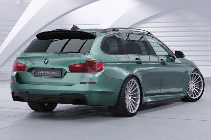 Spoiler pod zadní nárazník, difuzor BMW 5 F10/F11 550i/550d M-Paket - Černý matný