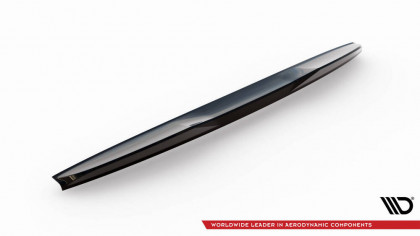 Prodloužení spoileru 3D Audi S4 Sedan B8 černý lesklý plast