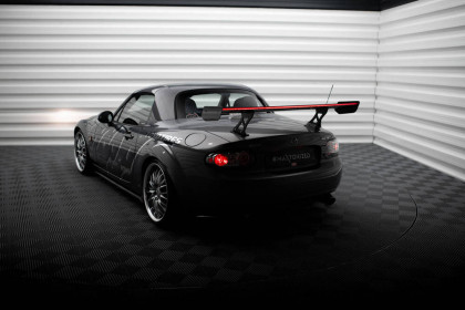 Zadní spoiler křídlo + led Mazda MX5 Hardtop NC(MK3) carbon