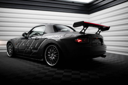 Zadní spoiler křídlo + led Mazda MX5 Hardtop NC(MK3) carbon