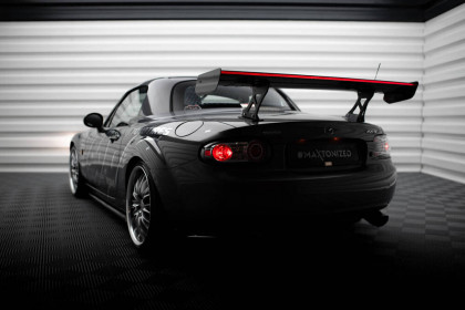 Zadní spoiler křídlo + led Mazda MX5 Hardtop NC(MK3) carbon