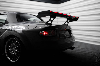 Zadní spoiler křídlo + led Mazda MX5 Hardtop NC(MK3) carbon