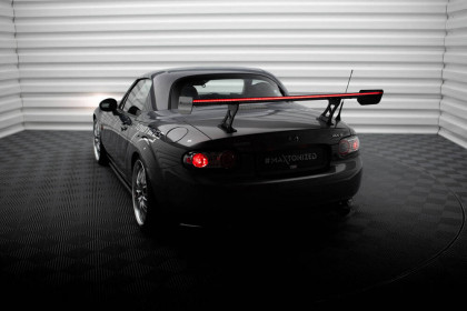 Zadní spoiler křídlo + led Mazda MX5 Hardtop NC(MK3) carbon