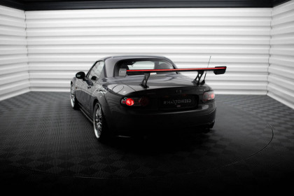 Zadní spoiler křídlo + led Mazda MX5 Hardtop NC(MK3) carbon