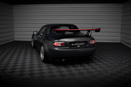 Zadní spoiler křídlo + led Mazda MX5 Hardtop NC(MK3) carbon