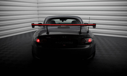 Zadní spoiler křídlo + led Mazda MX5 Hardtop NC(MK3) carbon