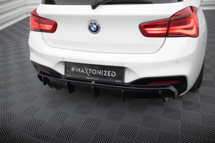 Zadní difuzor BMW 1 M-Pack F20 Facelift černý lesklý plast