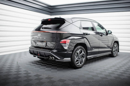 Spoiler zadního nárazniku Hyundai Kona N-Line Mk2 černý lesklý plast