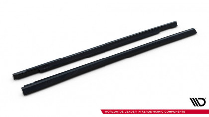 Prahové lišty Audi e-Tron S-Line černý lesklý plast