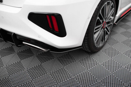 Splittery zadní boční Street Pro Kia Ceed GT Mk3 černo červené