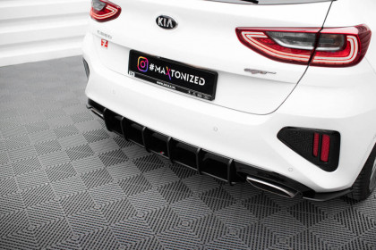 Spoiler zadního nárazníku Street pro Kia Ceed GT Mk3 červený