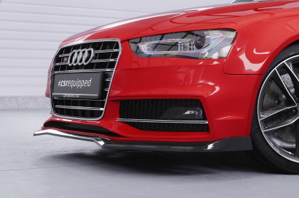 Spoiler pod přední nárazník CSR CUP pro Audi A4 / S4 B8 / Sline (Typ 8K) carbon look matný
