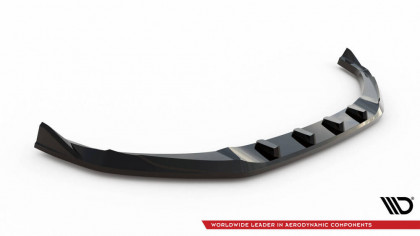Spojler pod nárazník lipa V.1 Hyundai Tucson N-Line Mk4 černý lesklý plast
