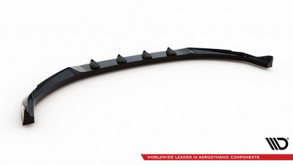 Spojler pod nárazník lipa V.1 Hyundai Tucson N-Line Mk4 černý lesklý plast