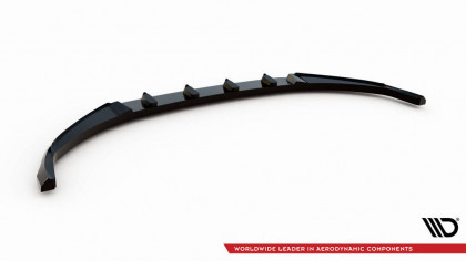 Spojler pod nárazník lipa V.2 Hyundai Tucson N-Line Mk4 černý lesklý plast