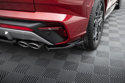 Spoiler zadního nárazniku Hyundai Tucson N-Line Mk4 černý lesklý plast