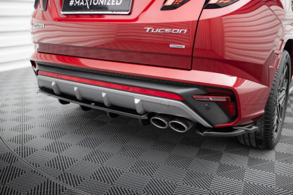 Spoiler zadního nárazniku Hyundai Tucson N-Line Mk4 černý lesklý plast