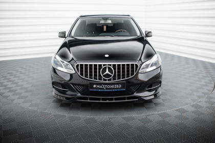 Spojler pod nárazník lipa Mercedes-Benz E W212 Facelift černý lesklý plast