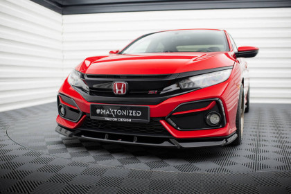 Spojler pod nárazník lipa Honda Civic SI Mk10 černý lesklý plast