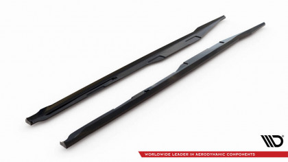 Prahové lišty Honda Civic SI Mk10 černý lesklý plast