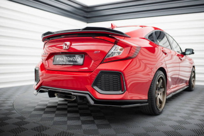 Spoiler zadního nárazniku Honda Civic SI Mk10 černý lesklý plast